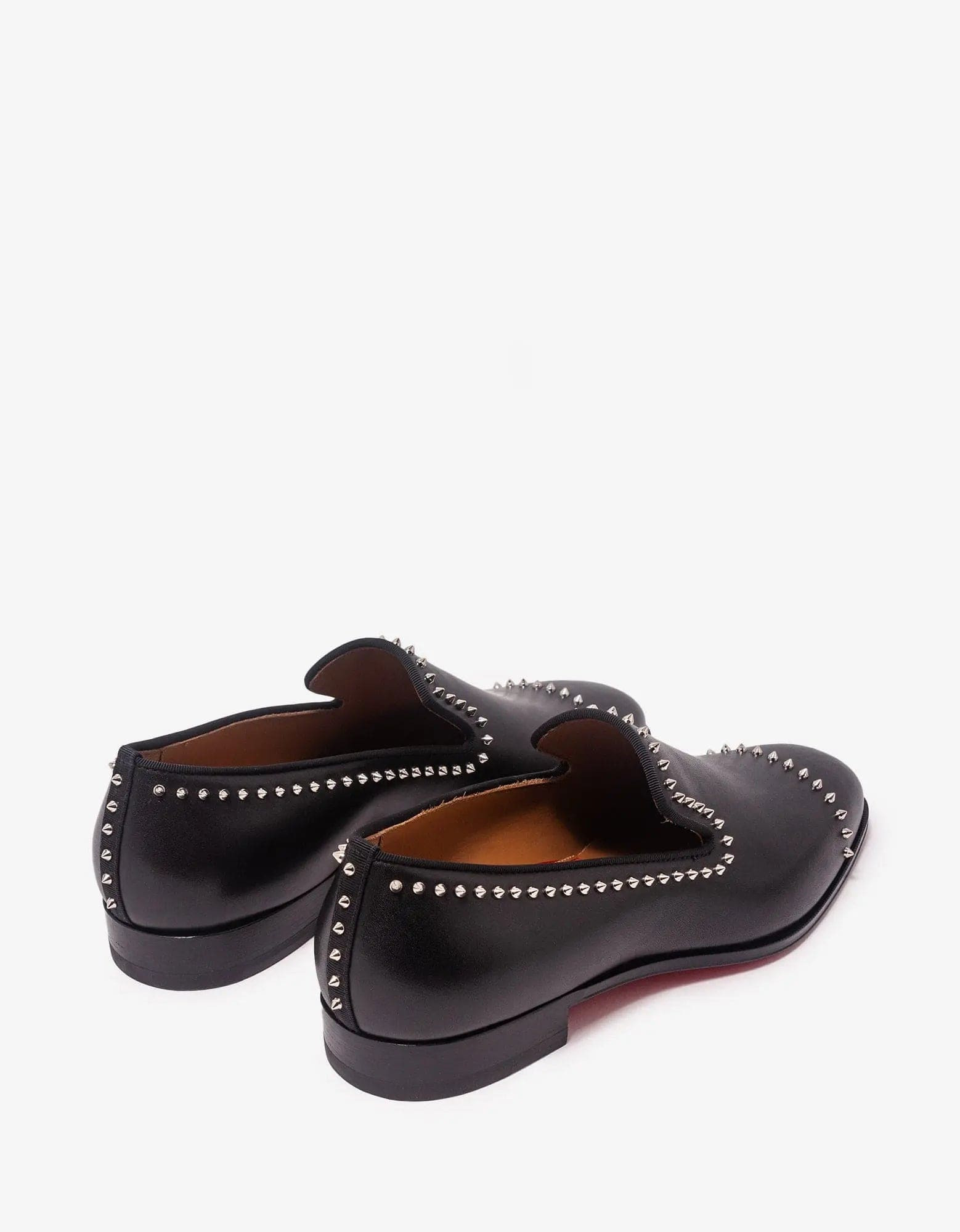 Christian Louboutin Dandy Cloo Flat Black Loafers - 6