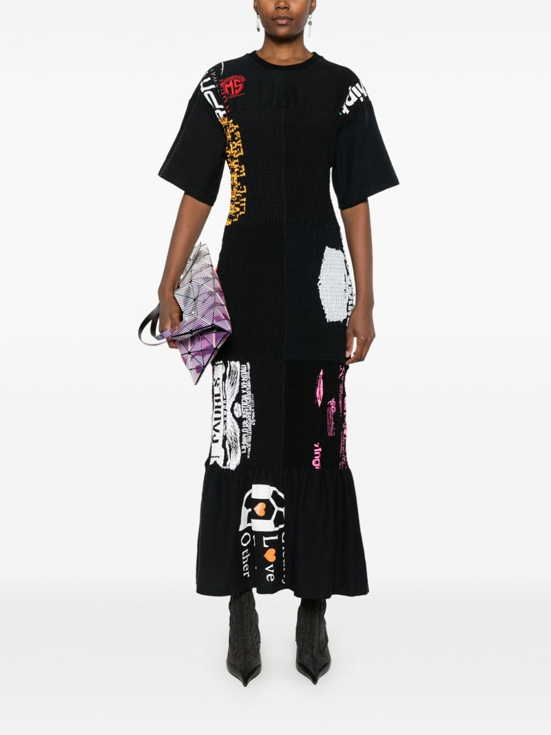 Marine Serre shirred midi dress outlook