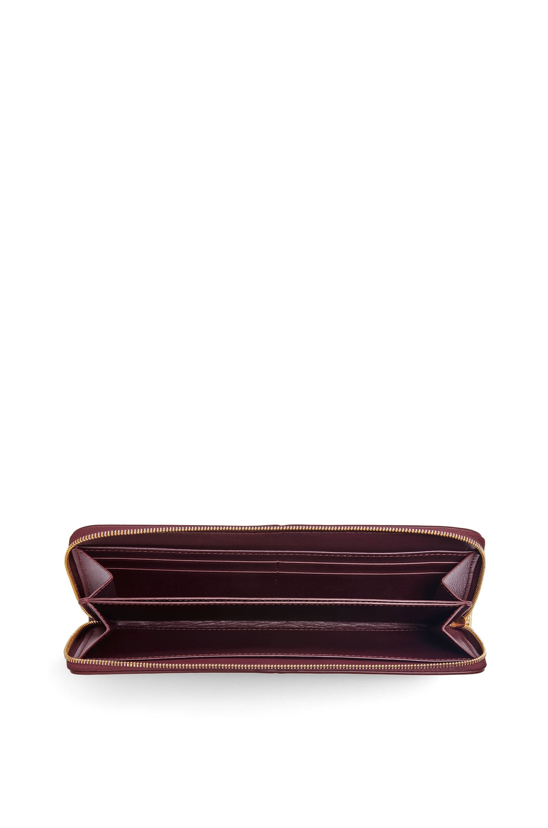 Knot zip around wallet in shiny nappa calfskin - 4