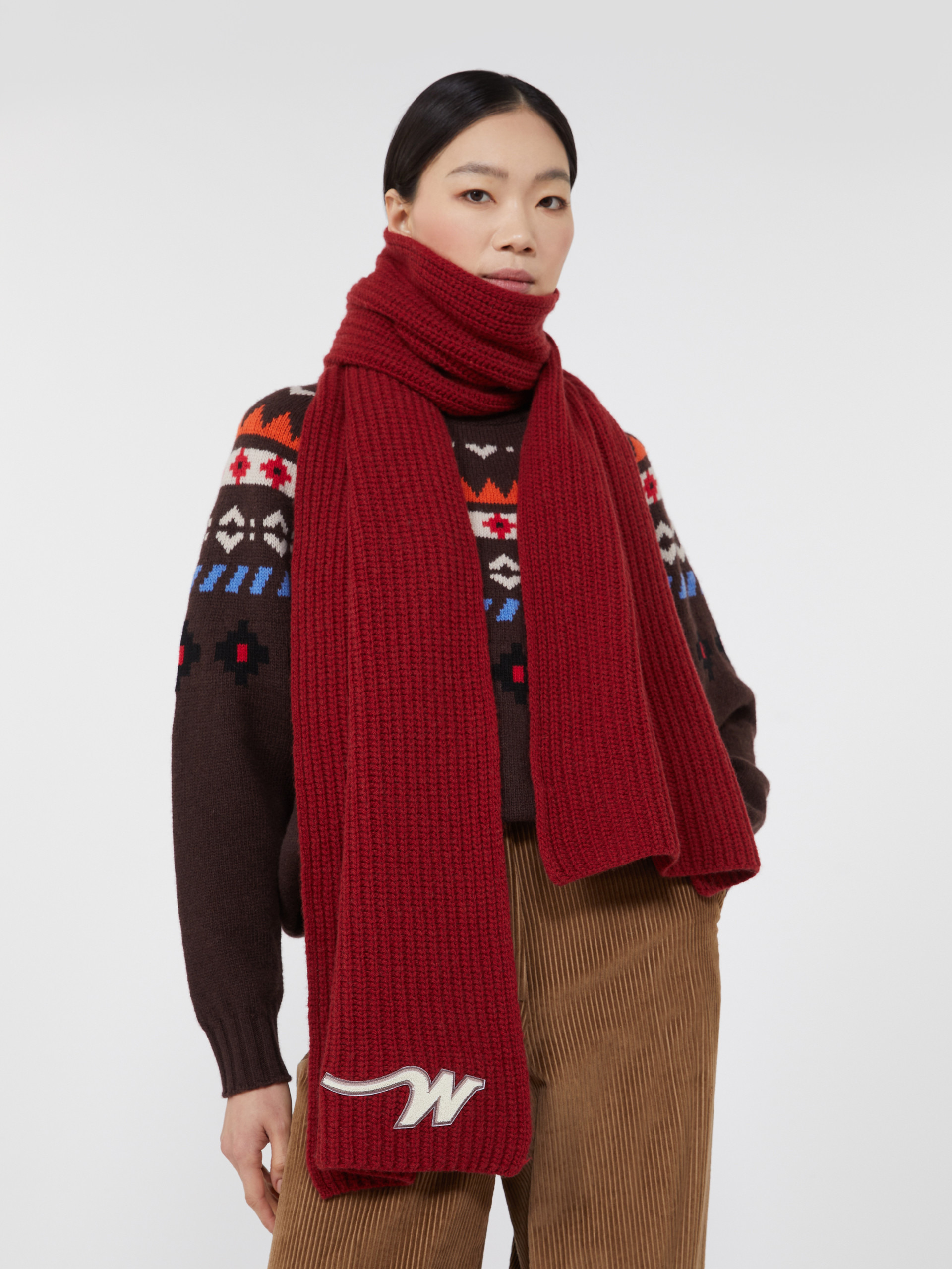 BARDIES Wool yarn scarf - 4
