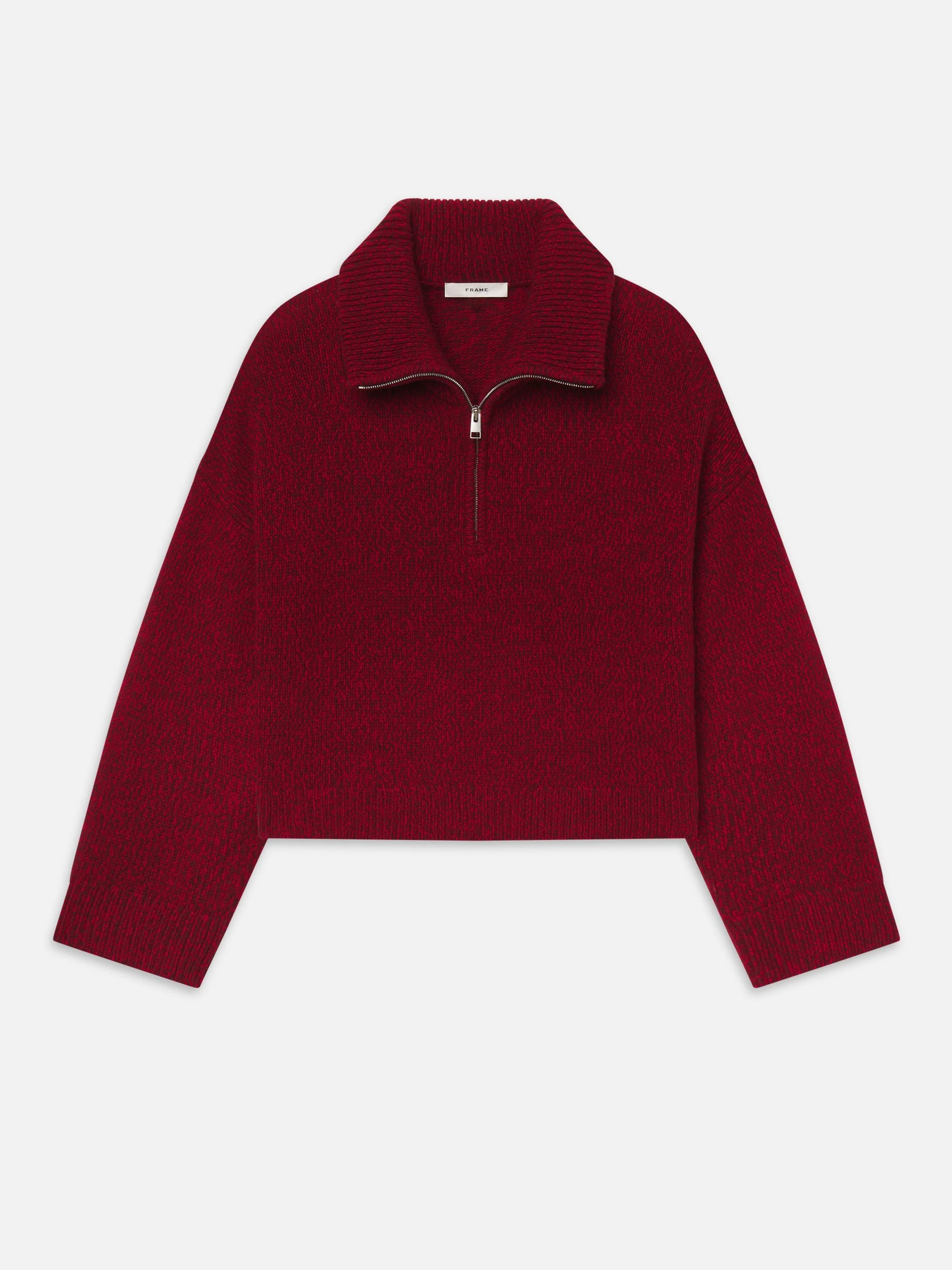 The Half Zip Marled Sweater - 1
