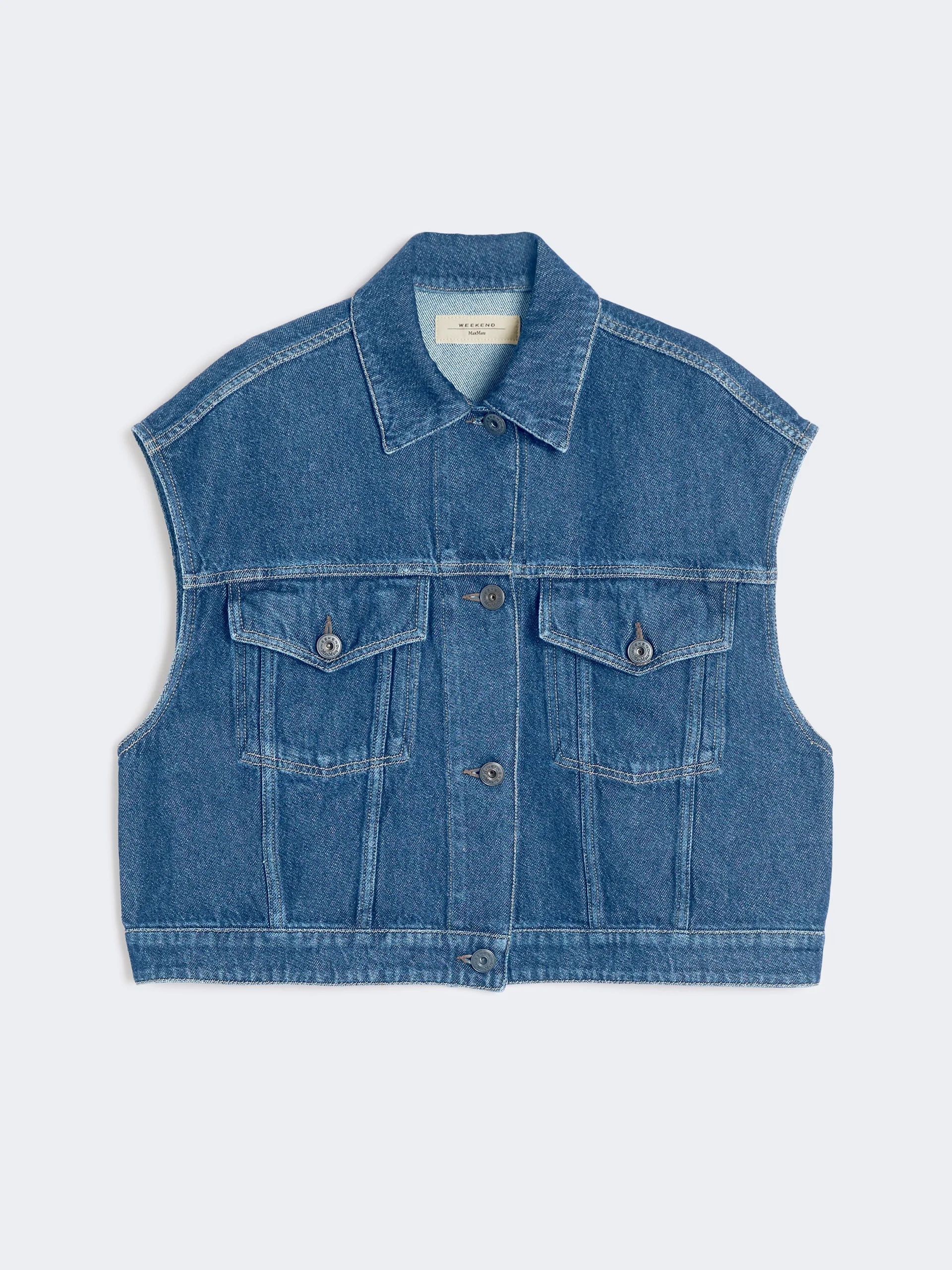 MAPPA Cotton denim gilet - 1
