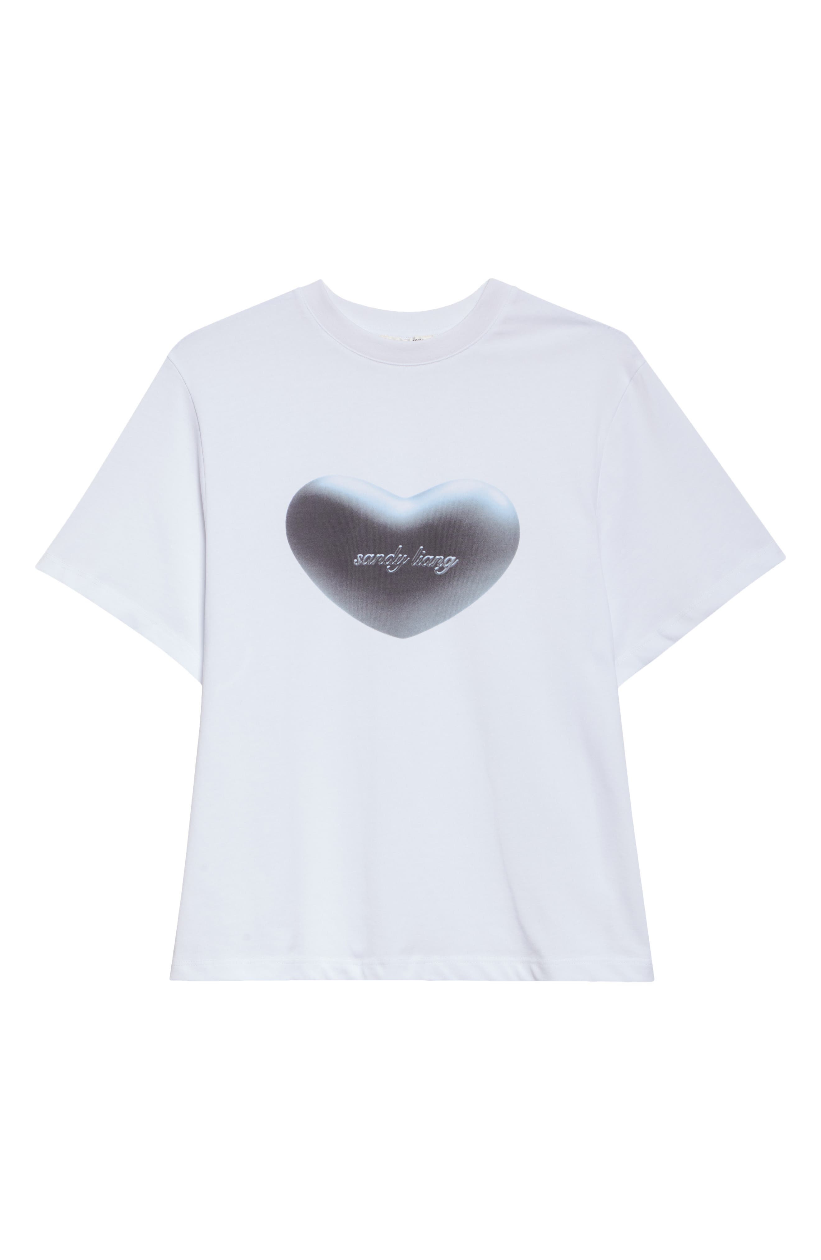 Sandy Liang Chouchou Graphic T-Shirt in White at Nordstrom - 5