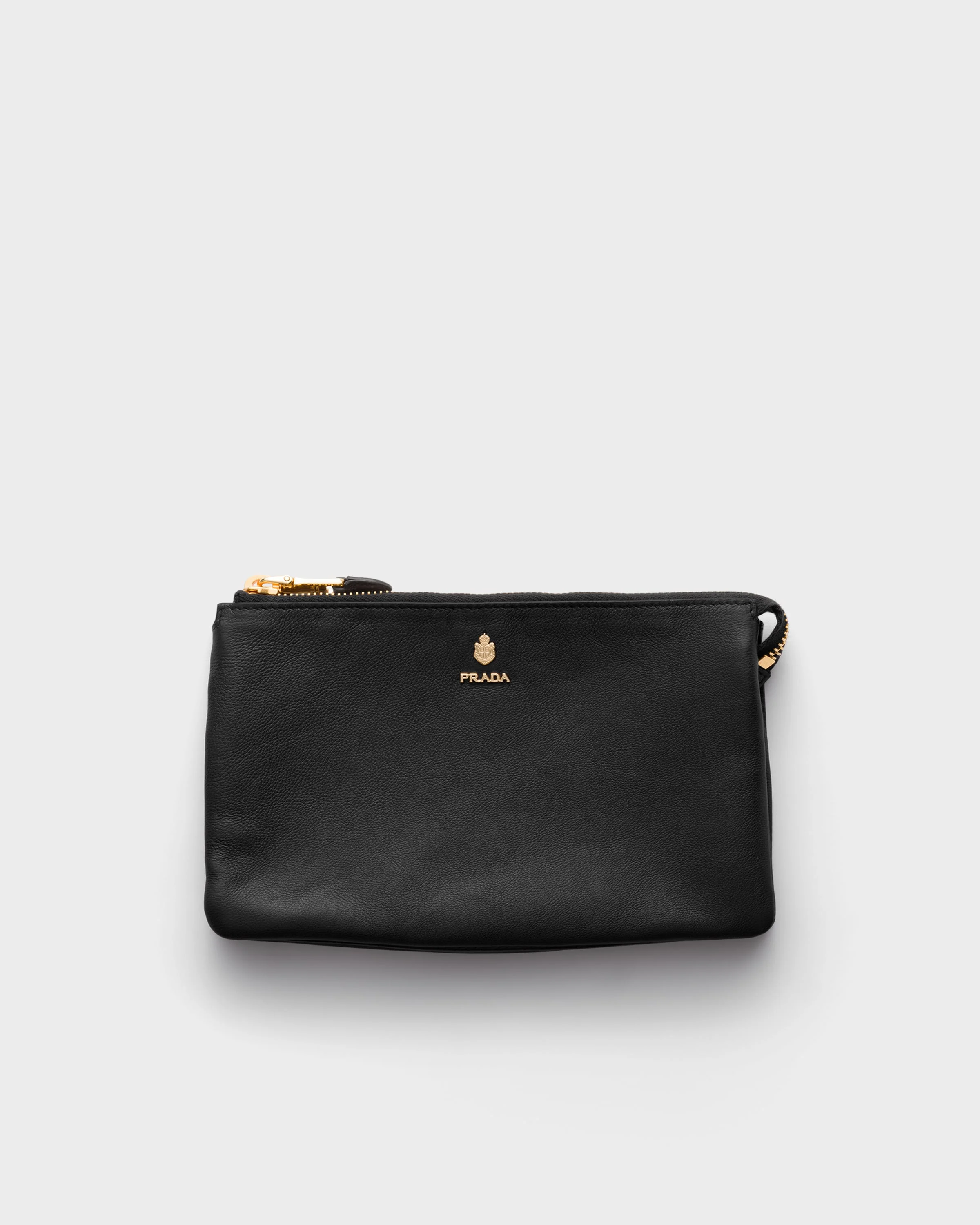 Leather zipper pouch - 1