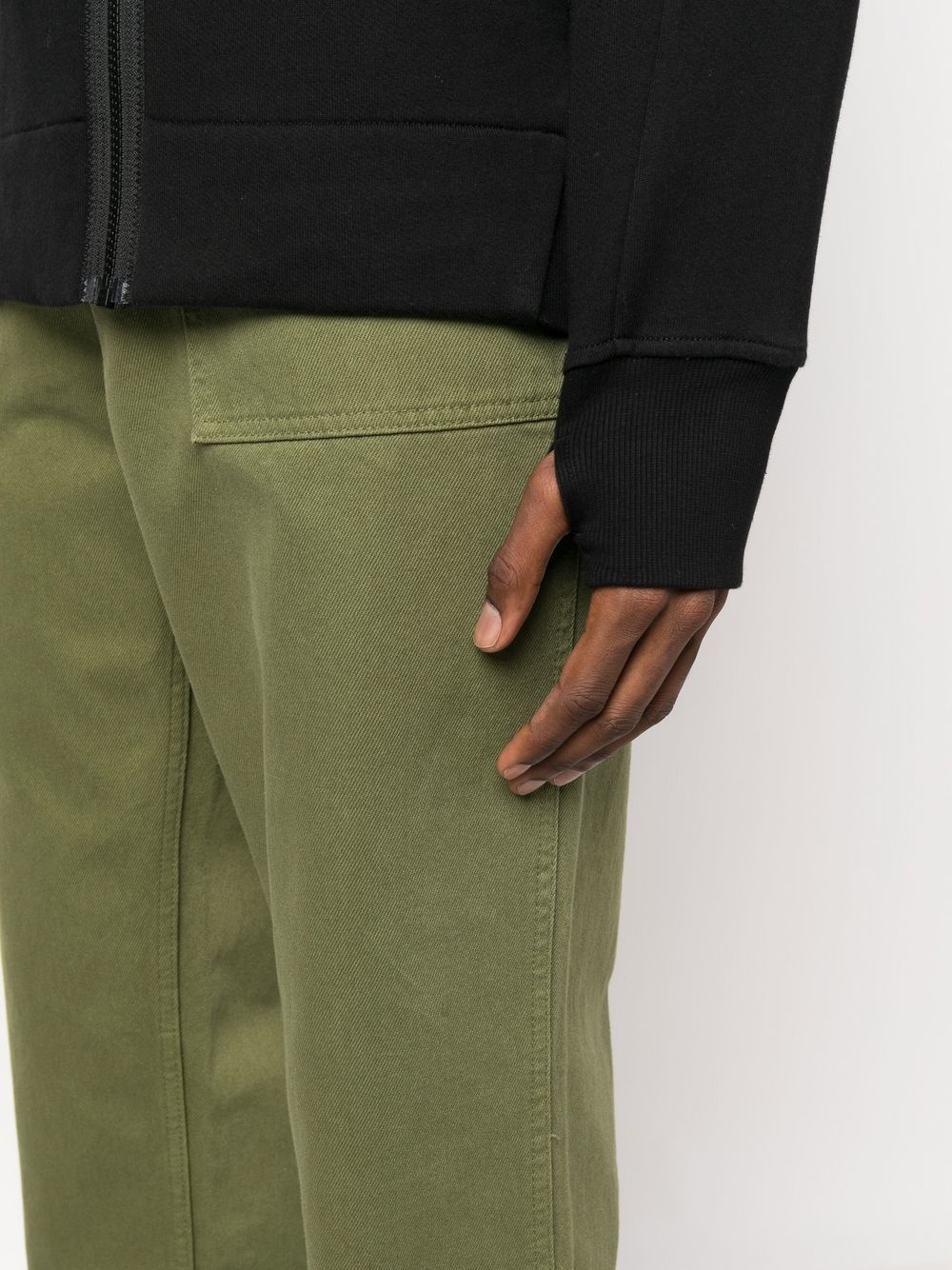 zip-up cotton hoodie - 6