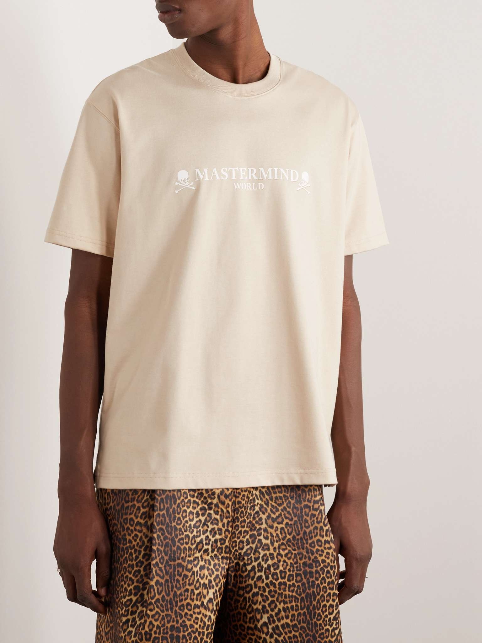 Glittered Logo-Print Cotton-Jersey T-Shirt - 3