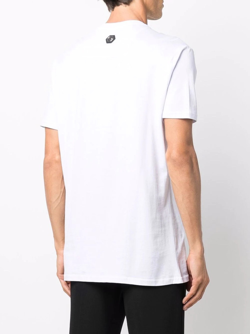 skull-print round neck T-shirt 5