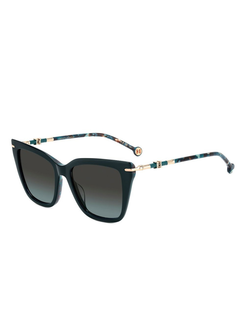 CAROLINA HERRERA square-frame patterned-arms sunglasses outlook