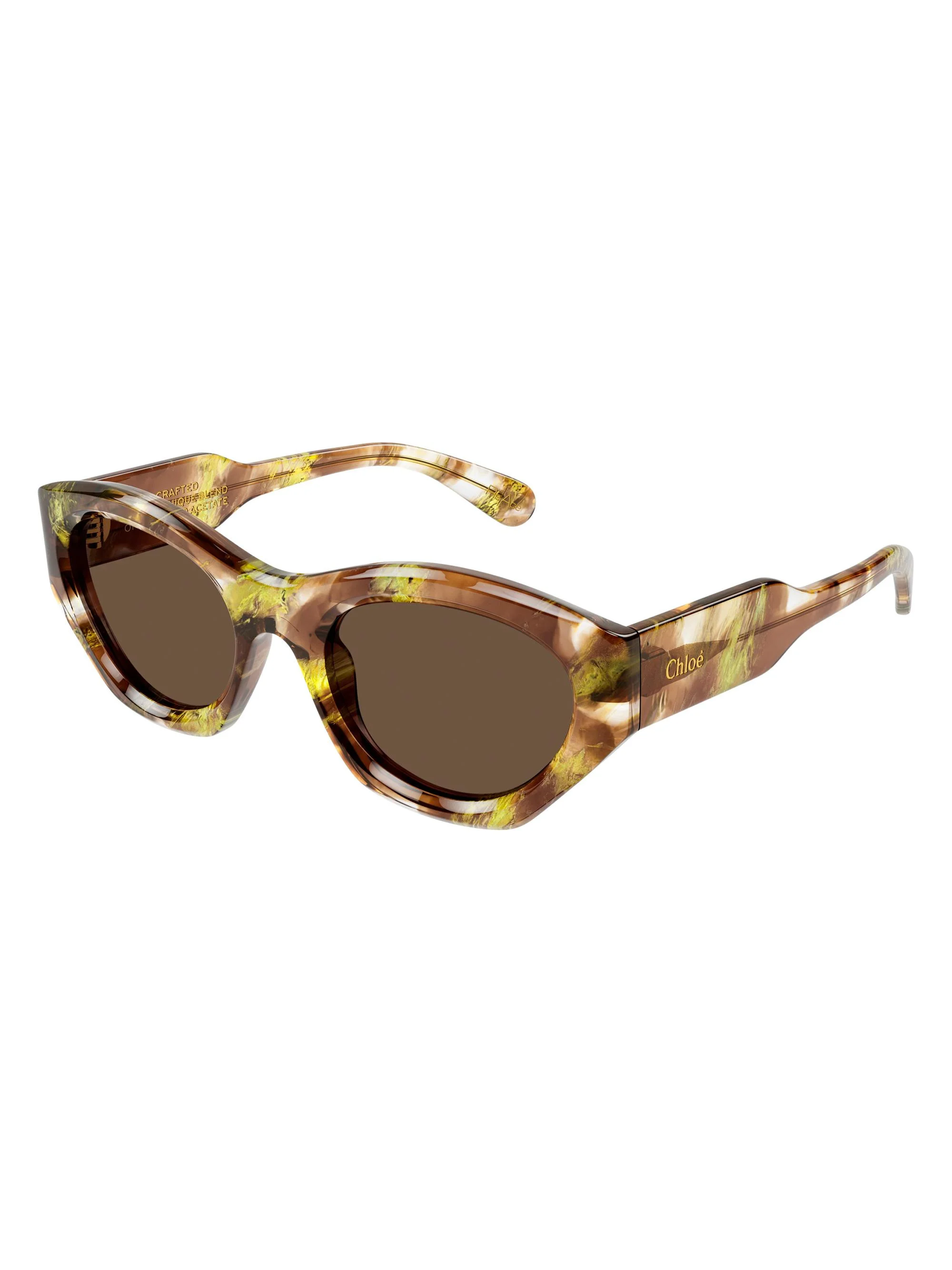 Women's Gayia/Reace 53MM Cat-Eye Sunglasses - Brown Green Havana - 1