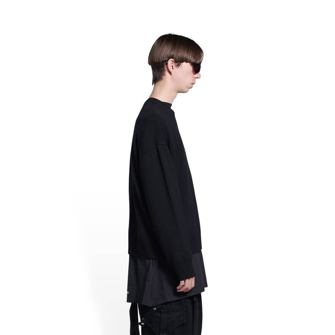 Men's Cities Paris Sweater in Black - 3