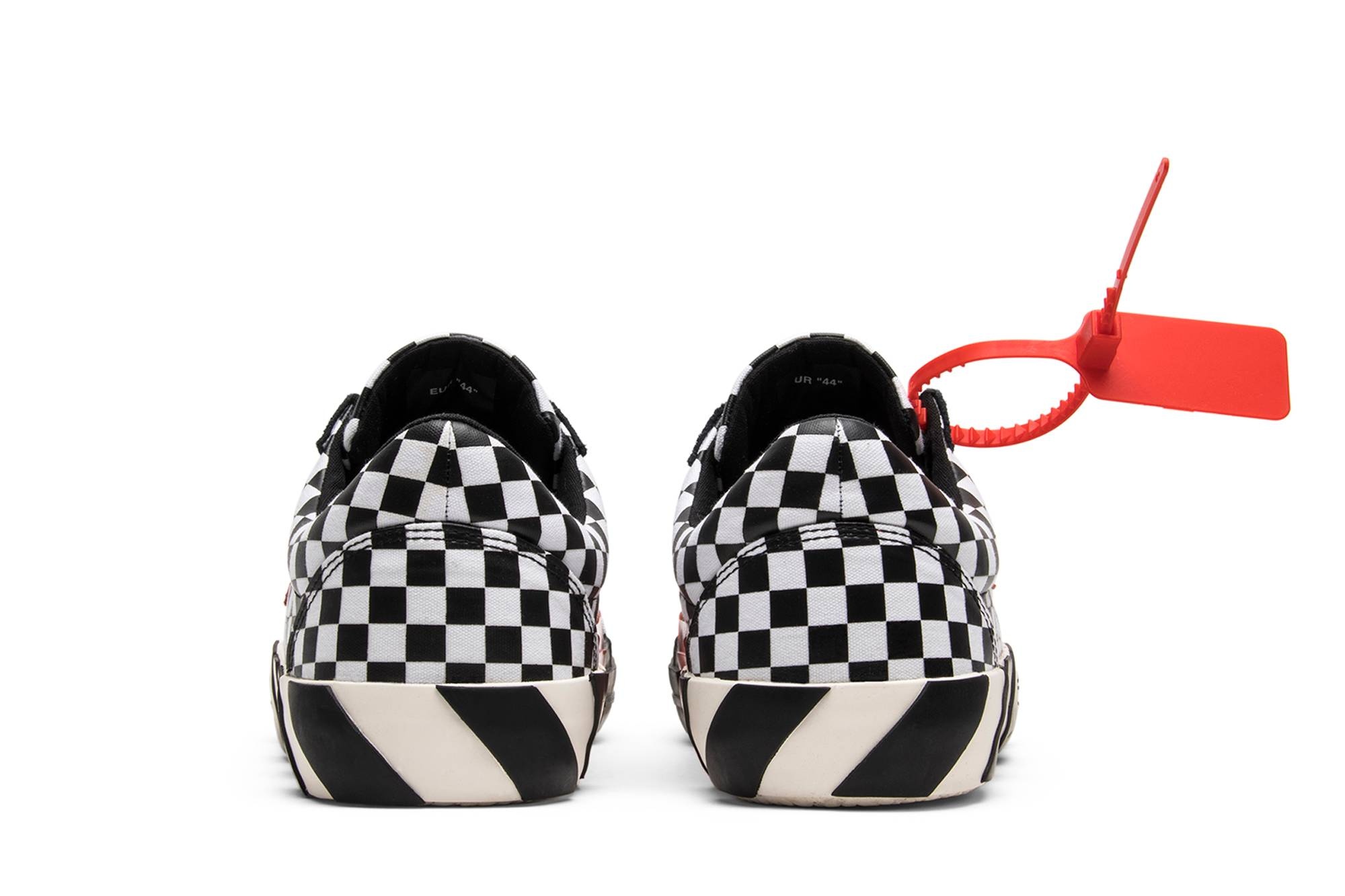 OFF-WHITE Vulc Low Top 'Checkered Black White' - 6