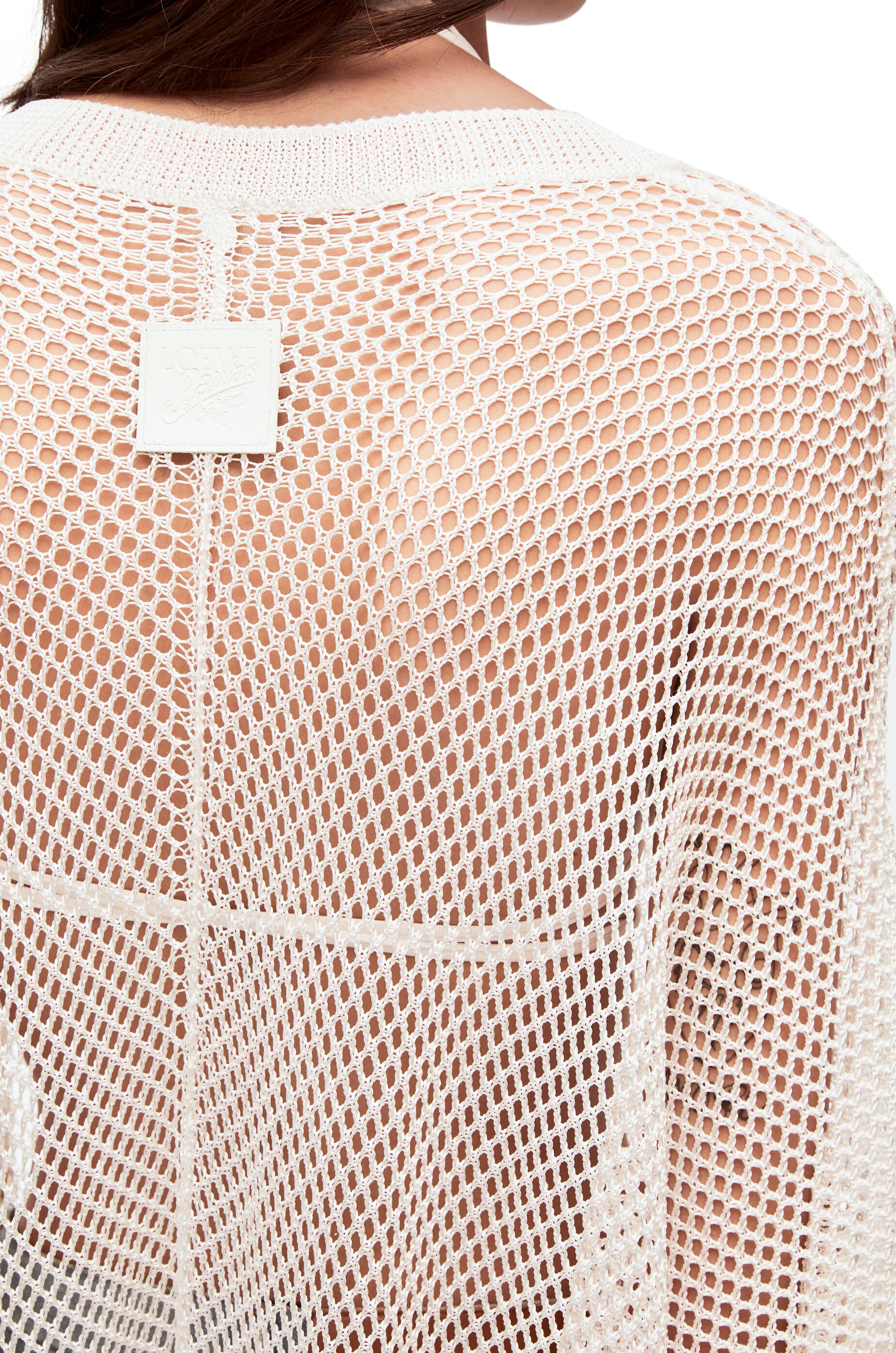 Mesh tunic dress in viscose - 4