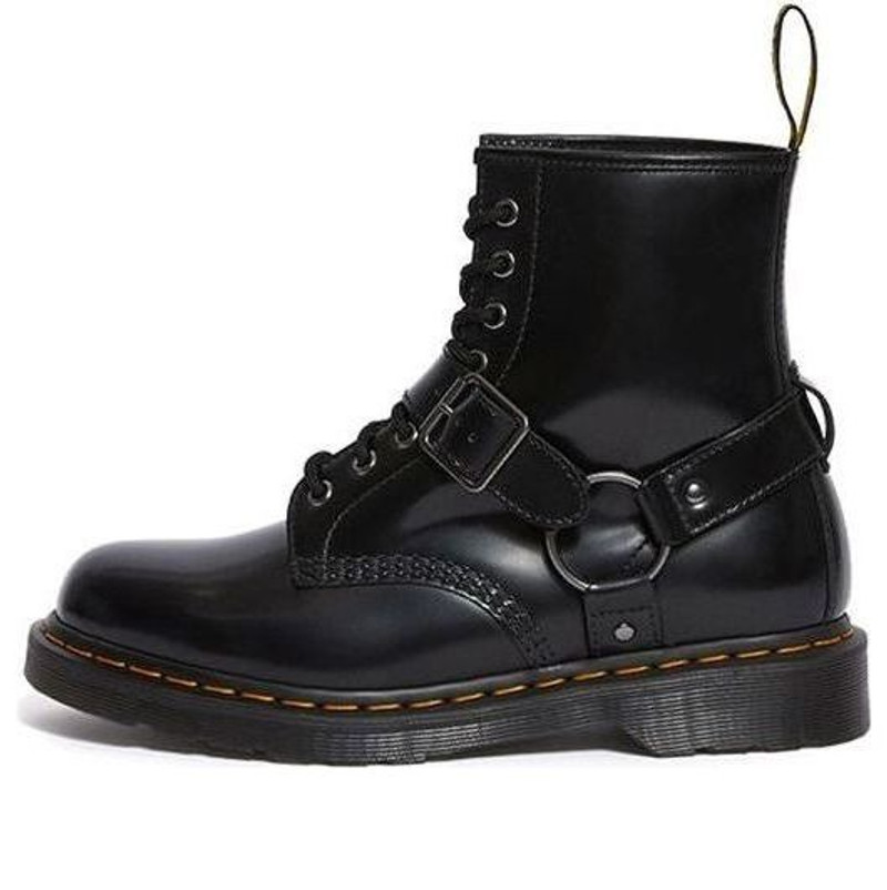 Dr. Martens Bradfield Triangle 8 Martin Boots Black Unisex 25163001 1
