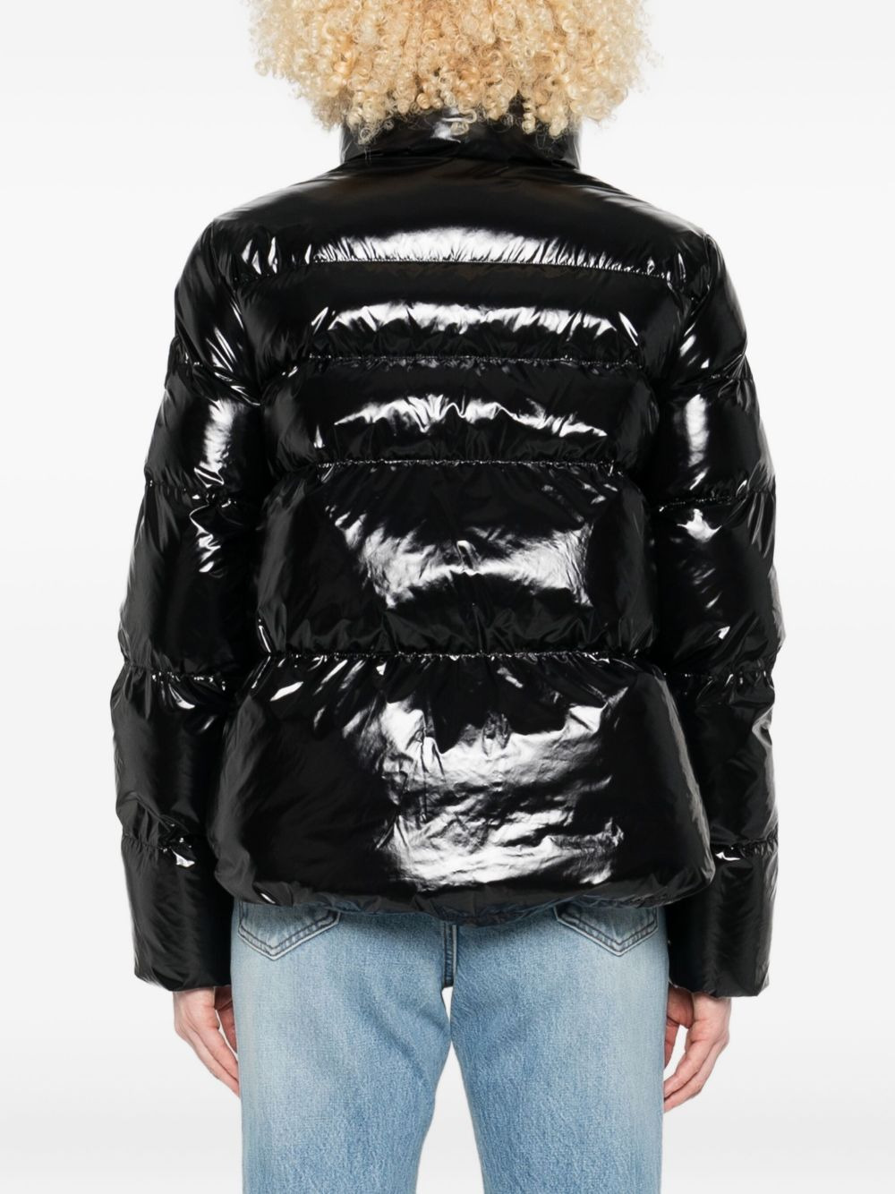 zip-up puffer jacket - 4
