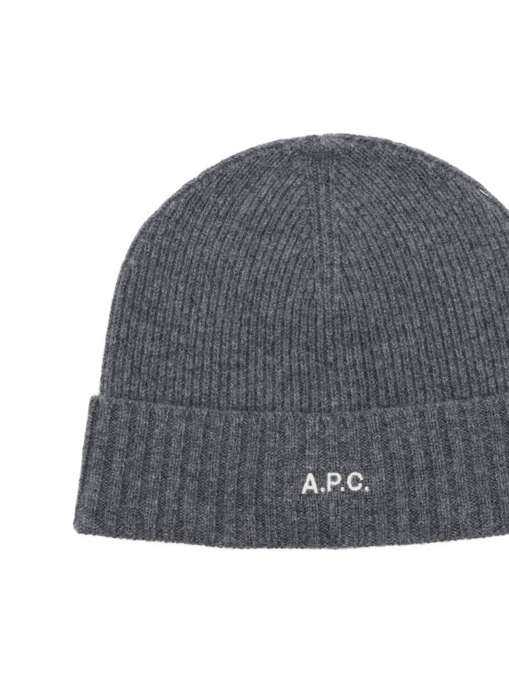 ribbed wool beanie - 2