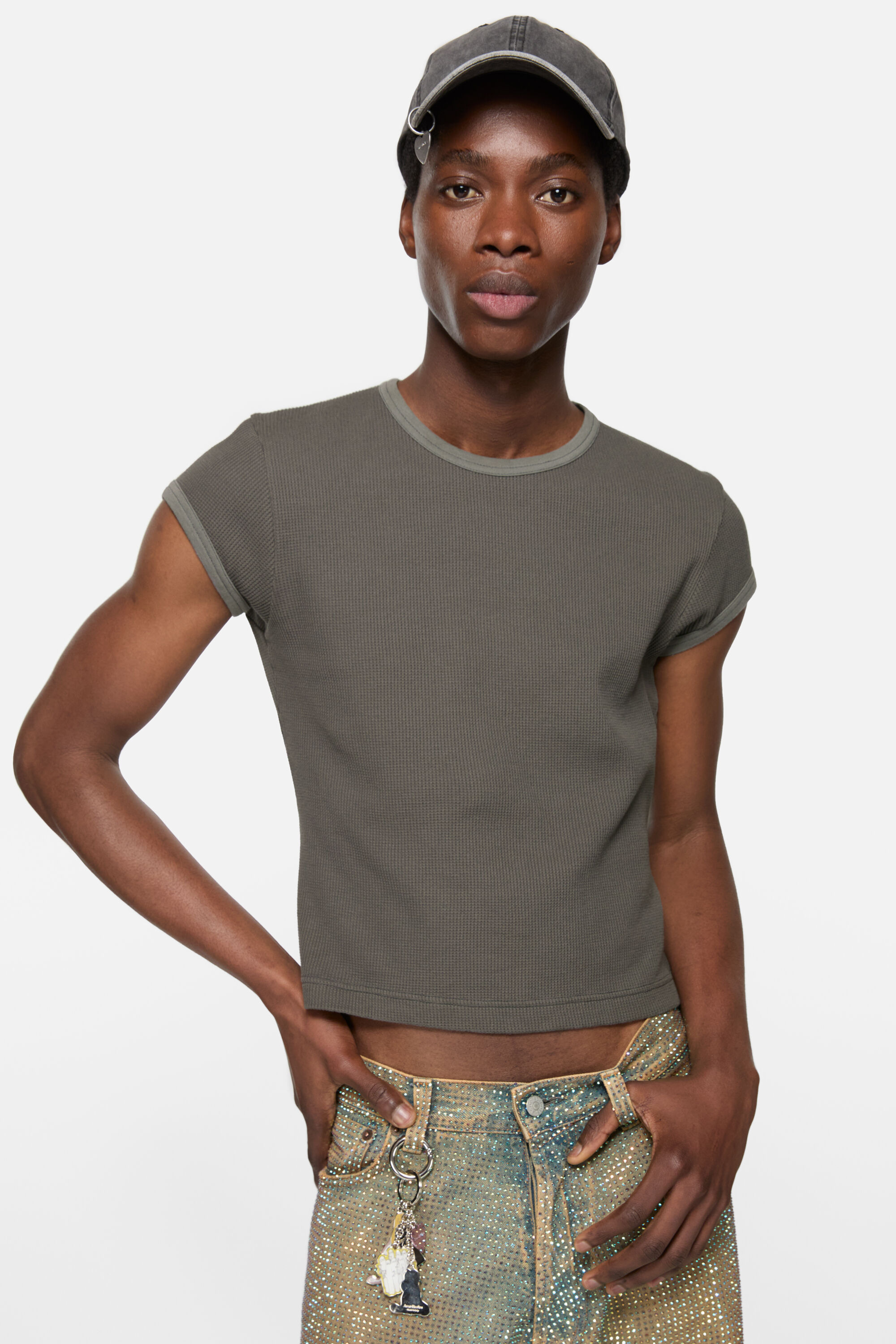 T-shirt - Fitted unisex fit - Faded Grey - 4