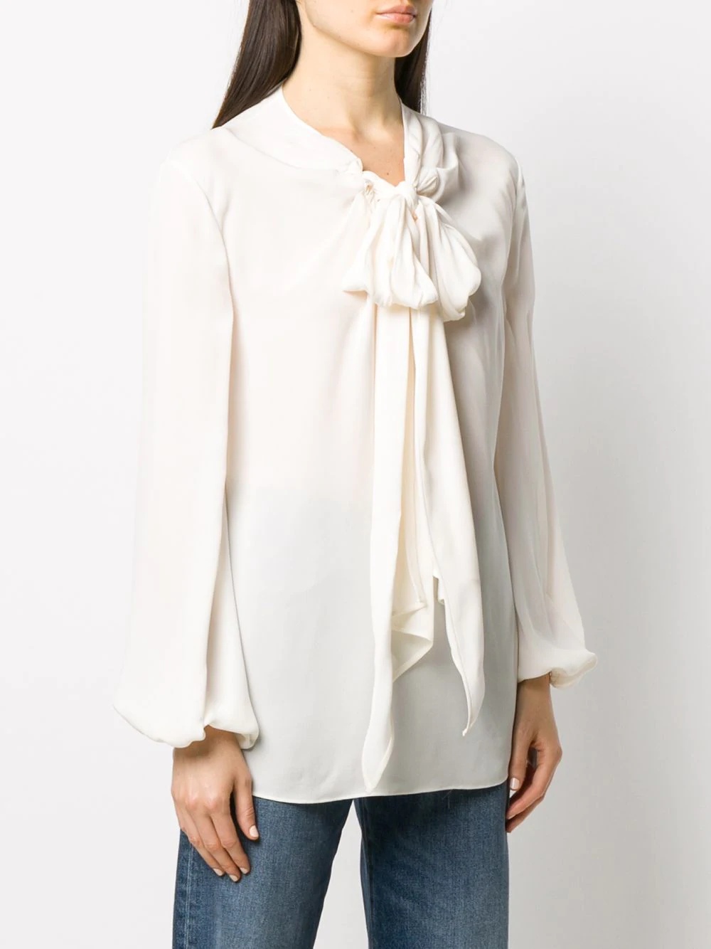  tie-neck blouse  - 3