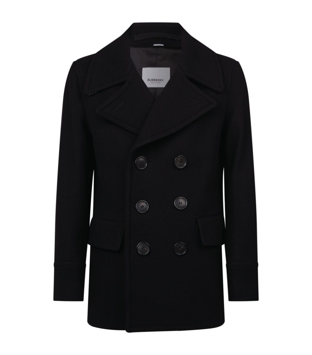 Burberry wool blend pea coat online