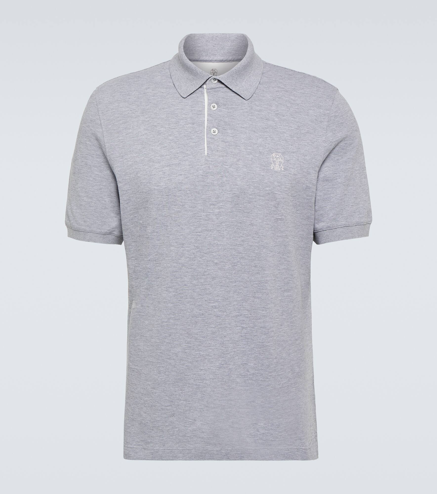 Cotton polo shirt - 1