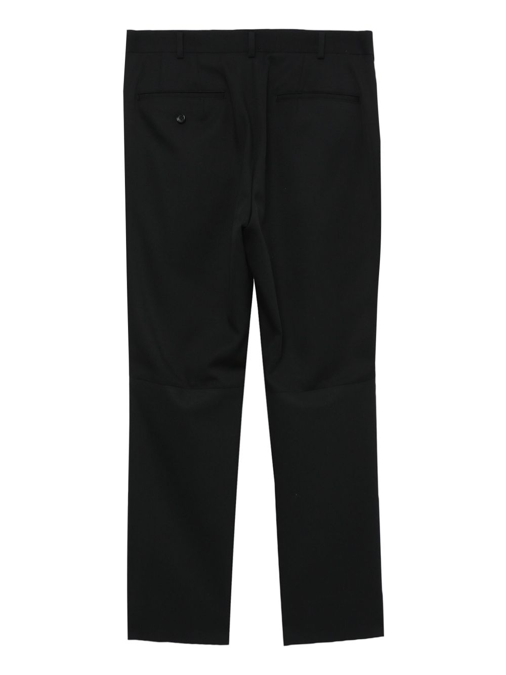 strap-detail straight-leg trousers - 6