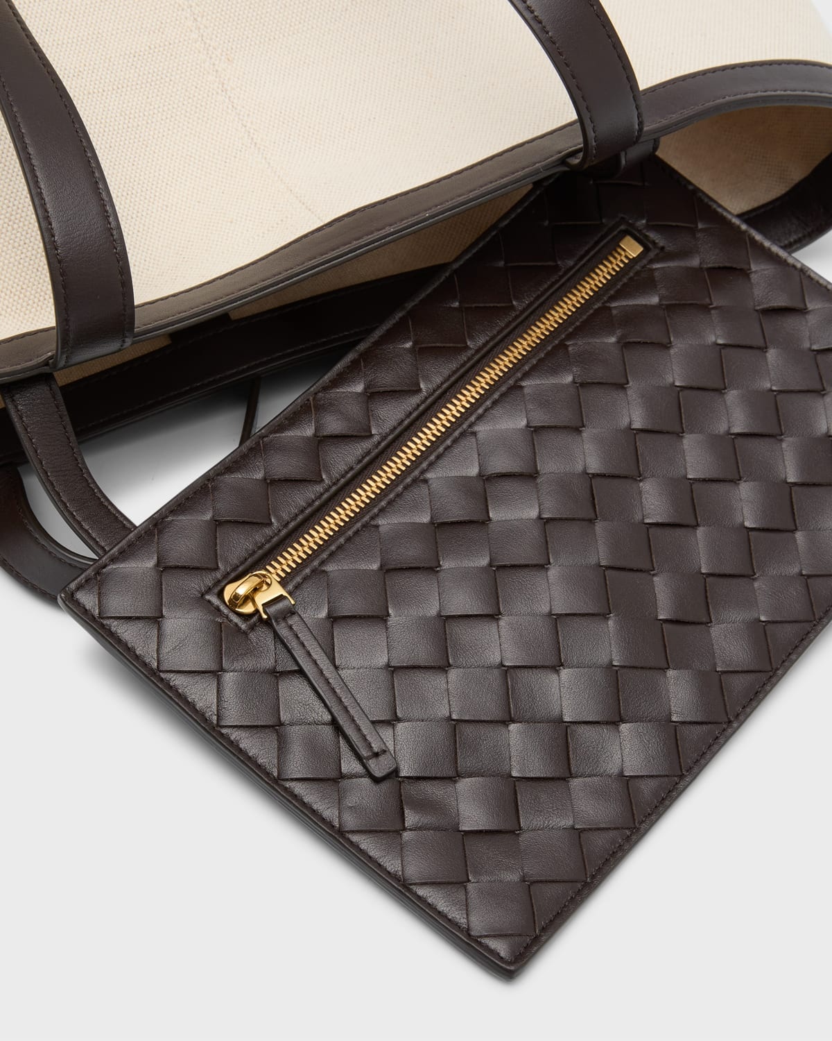 バッグ Bottega Veneta Canvas Tote Bag Leather BOTTEGA VENETA（ボッテガヴェネタ）の「Bottega Veneta - Quad