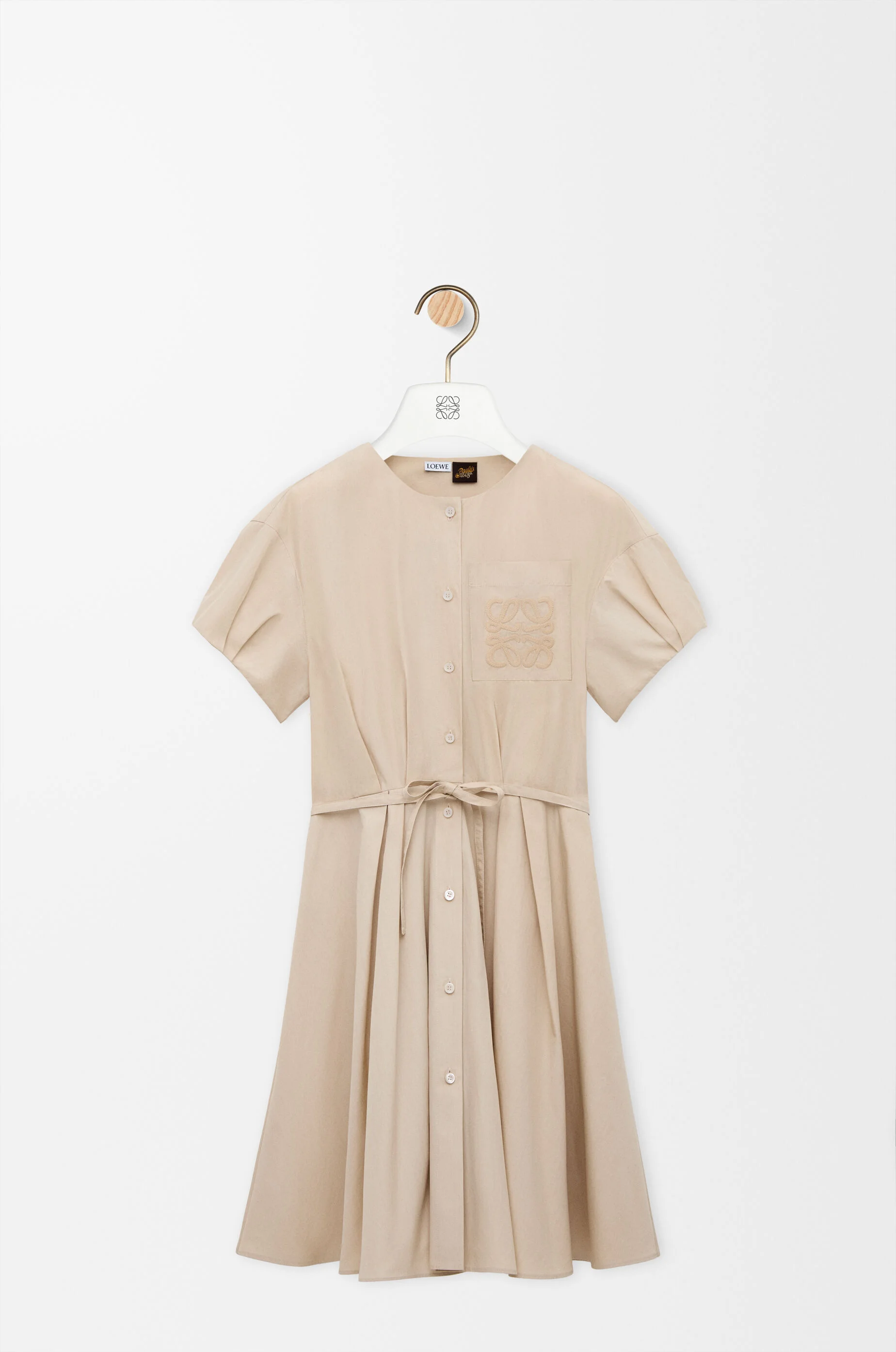 Shirt dress in cotton - 1