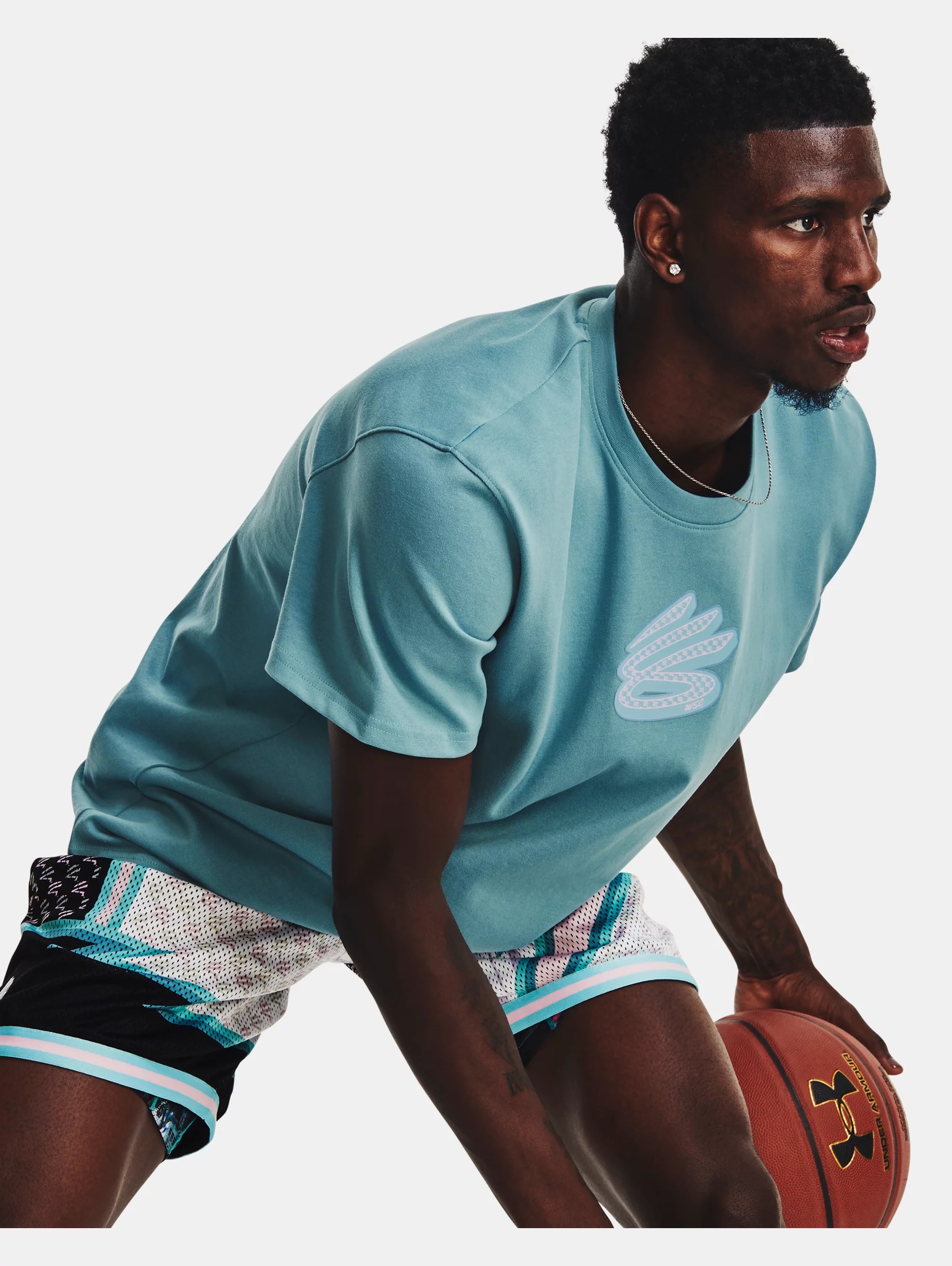 Men's Curry Logo Heavyweight Short Sleeve - 2