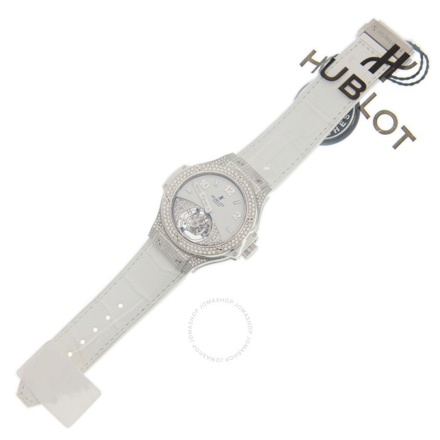 Hublot BIG BANG Tourbillon Hand Wind Diamond White Dial Men's Watch 345.SE.2010.LR.1704 - 2