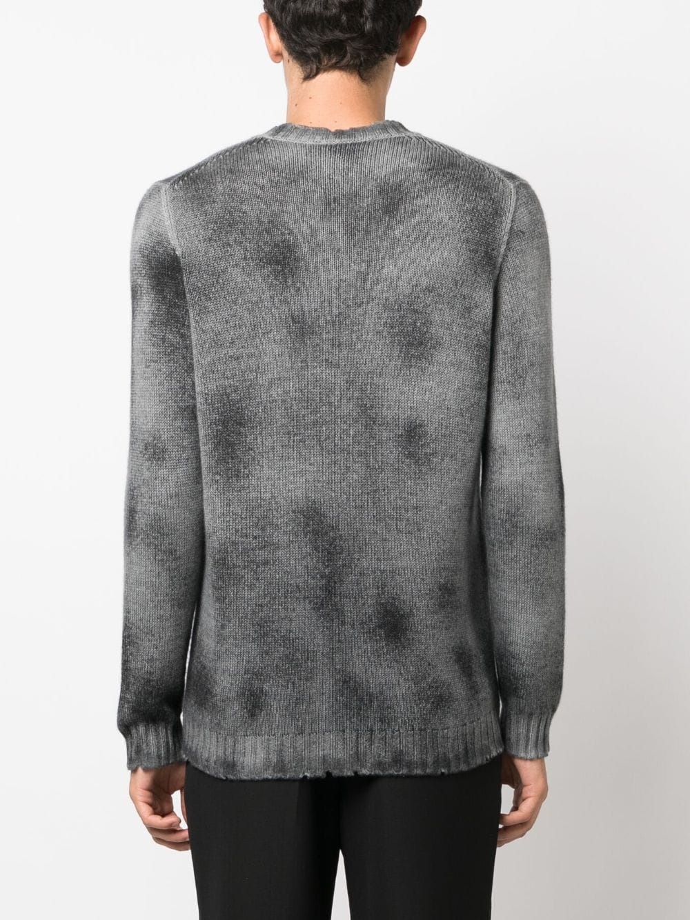 faded-effect cashmere jumper - 4