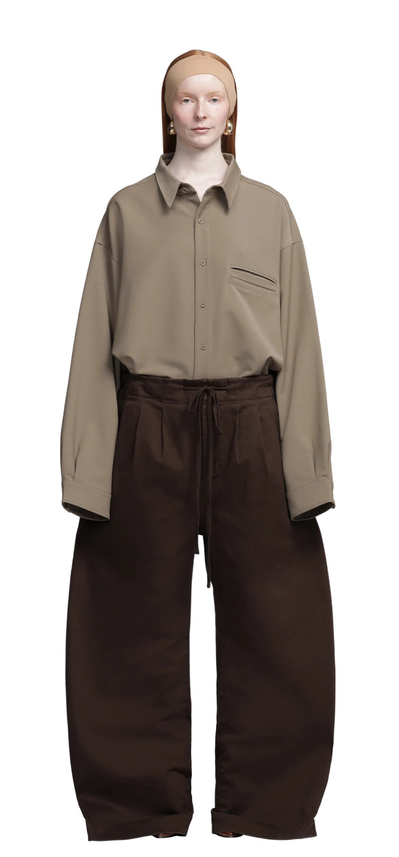 GIANT WOOL SHIRT CLAY 3