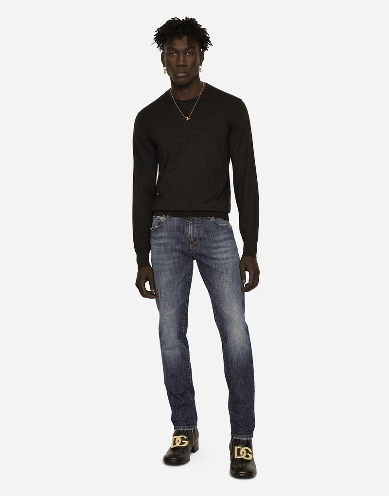 Dolce & Gabbana Extra-fine cashmere round-neck sweater outlook