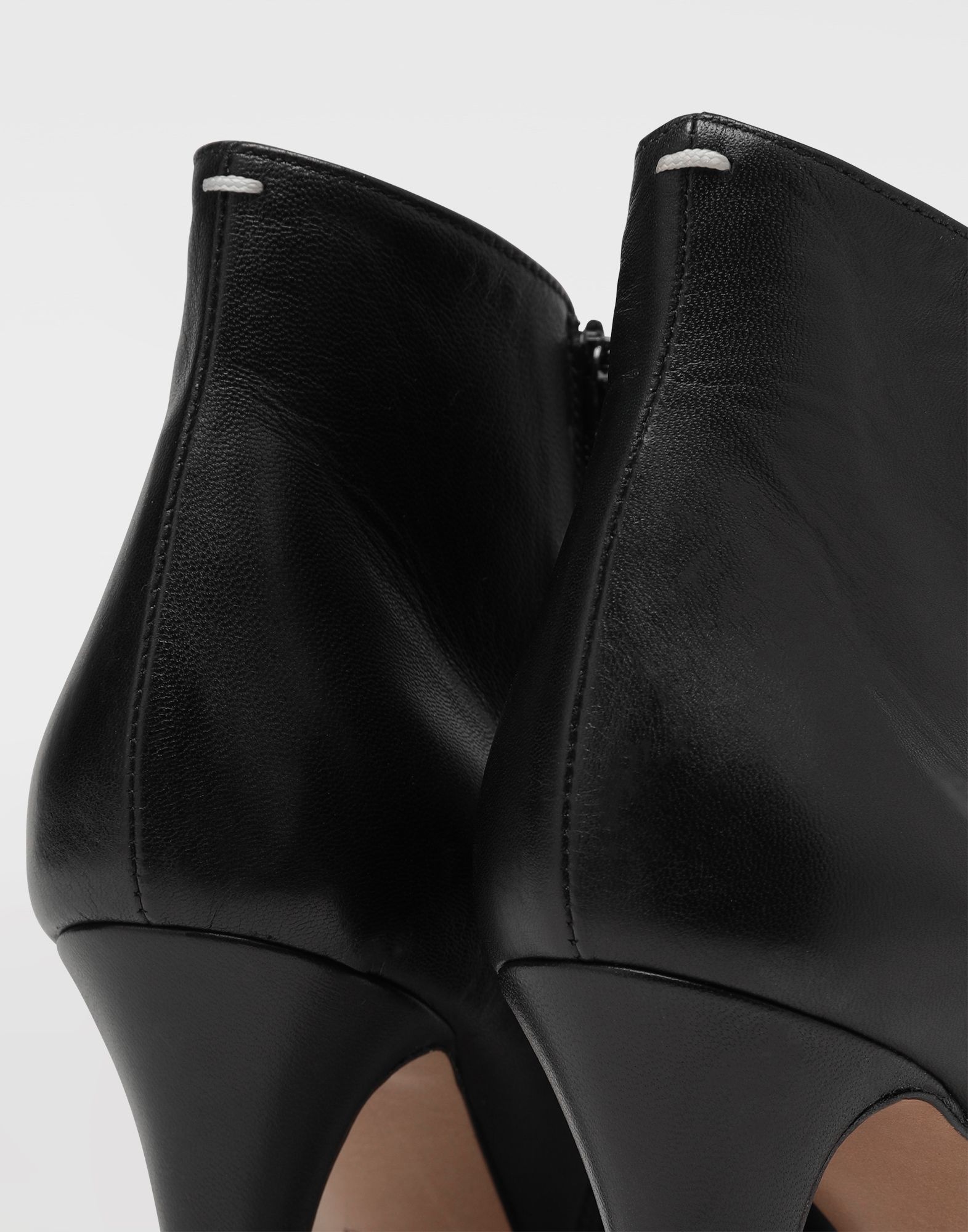 Stiletto leather ankle boots - 5