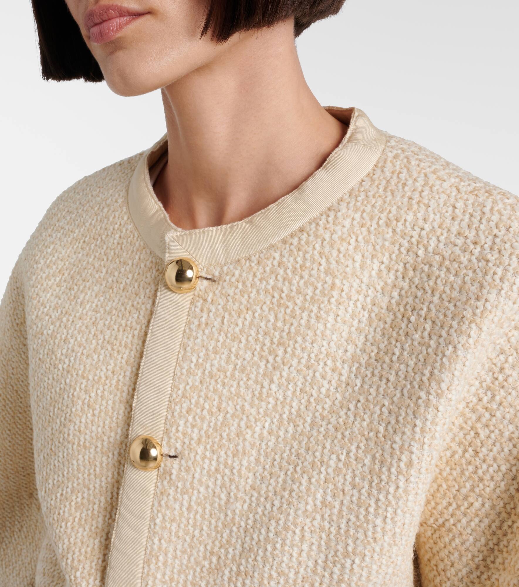 Trim cropped jacket - 5