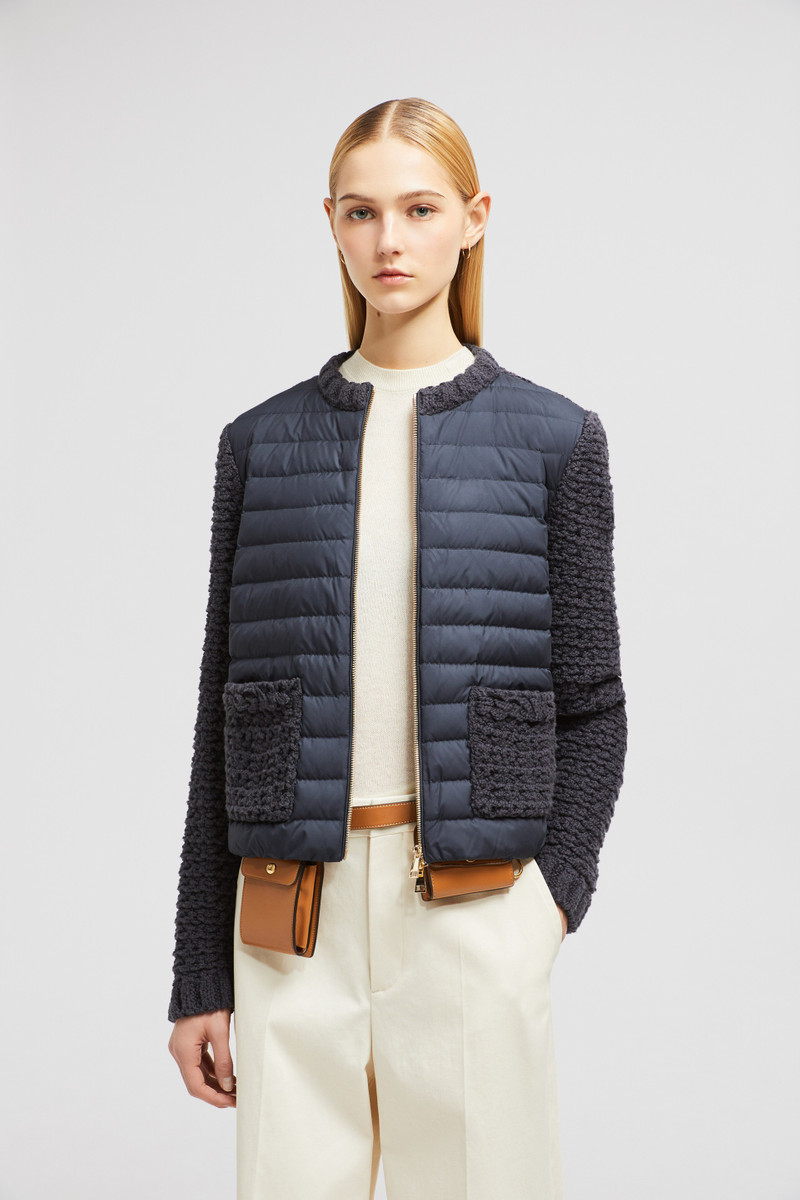 Moncler Padded Cotton Zip-Up Cardigan outlook