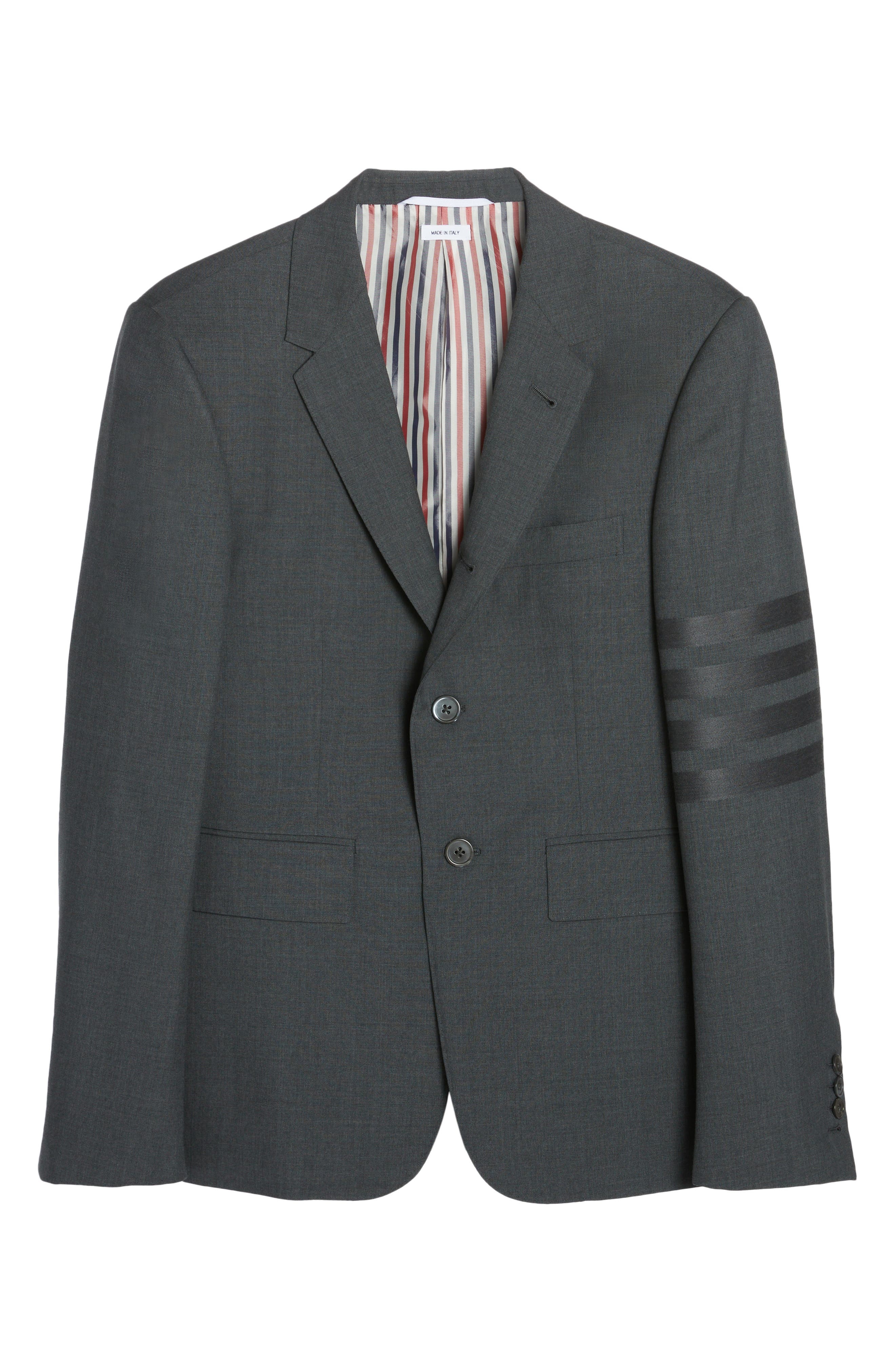 4 Bar Mélange Wool Sport Coat - 7