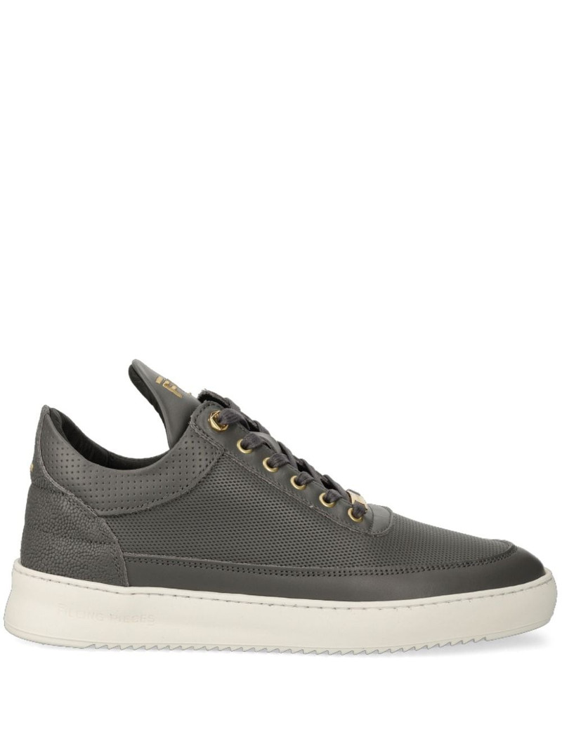 logo-embroidered sneakers 1