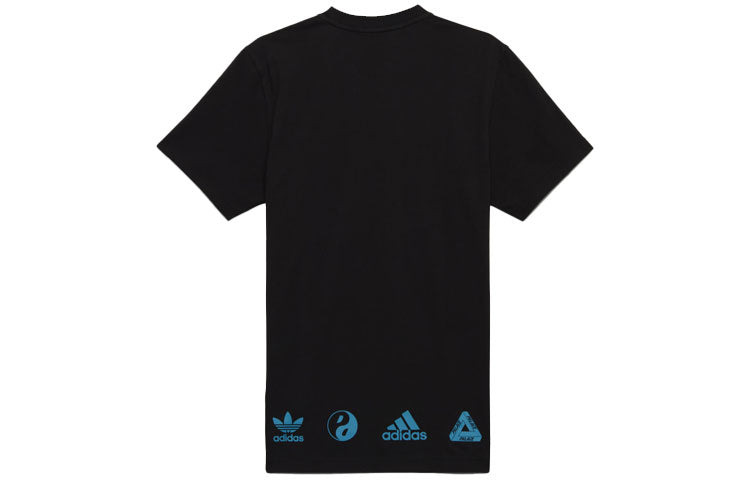 Palace X Adidas Originals Wellness Graphic Short Sleeve T-Shirt 'Black' HB9126 - 2