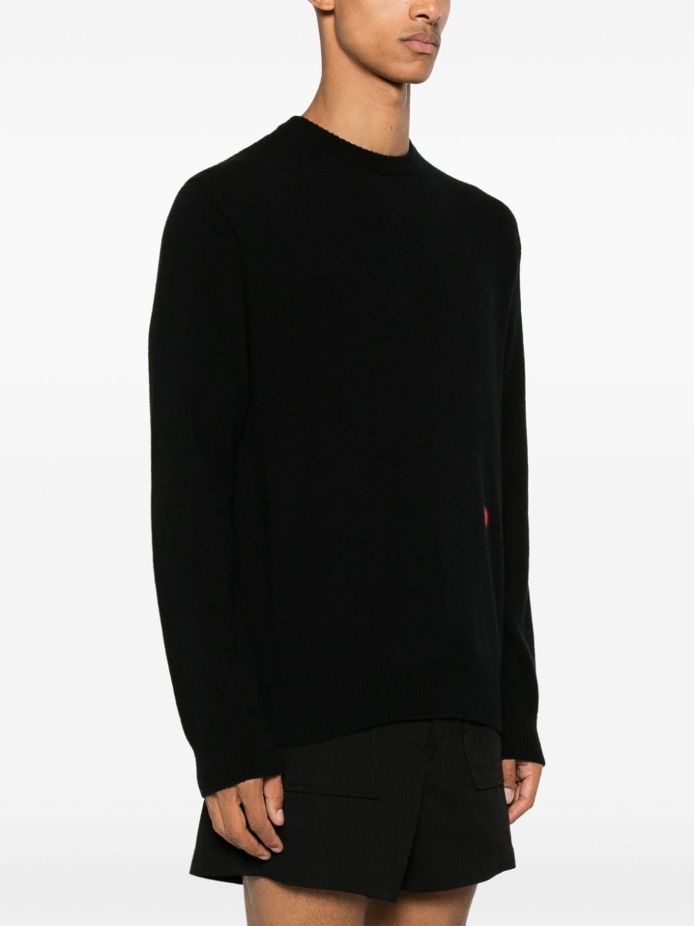 heart-intarsia sweater - 3
