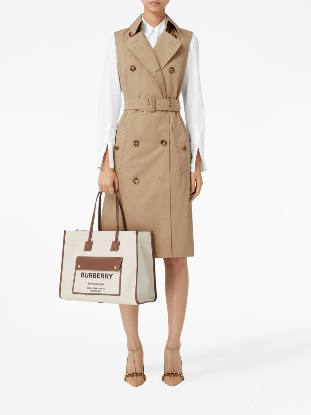 medium two-tone Freya bag - 2