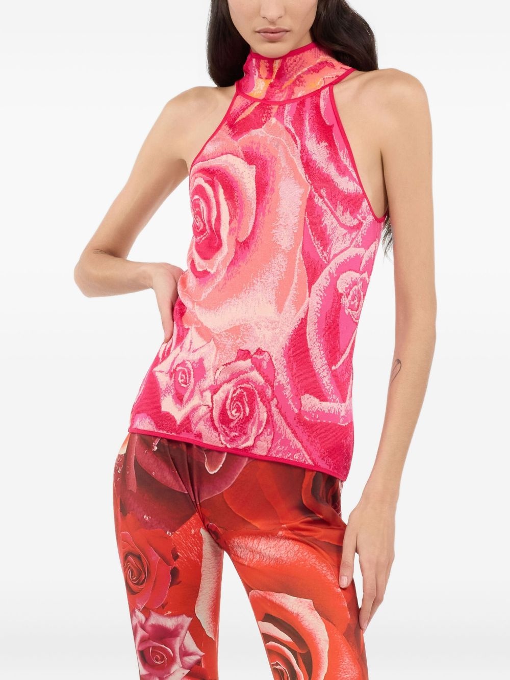 floral-print top - 3
