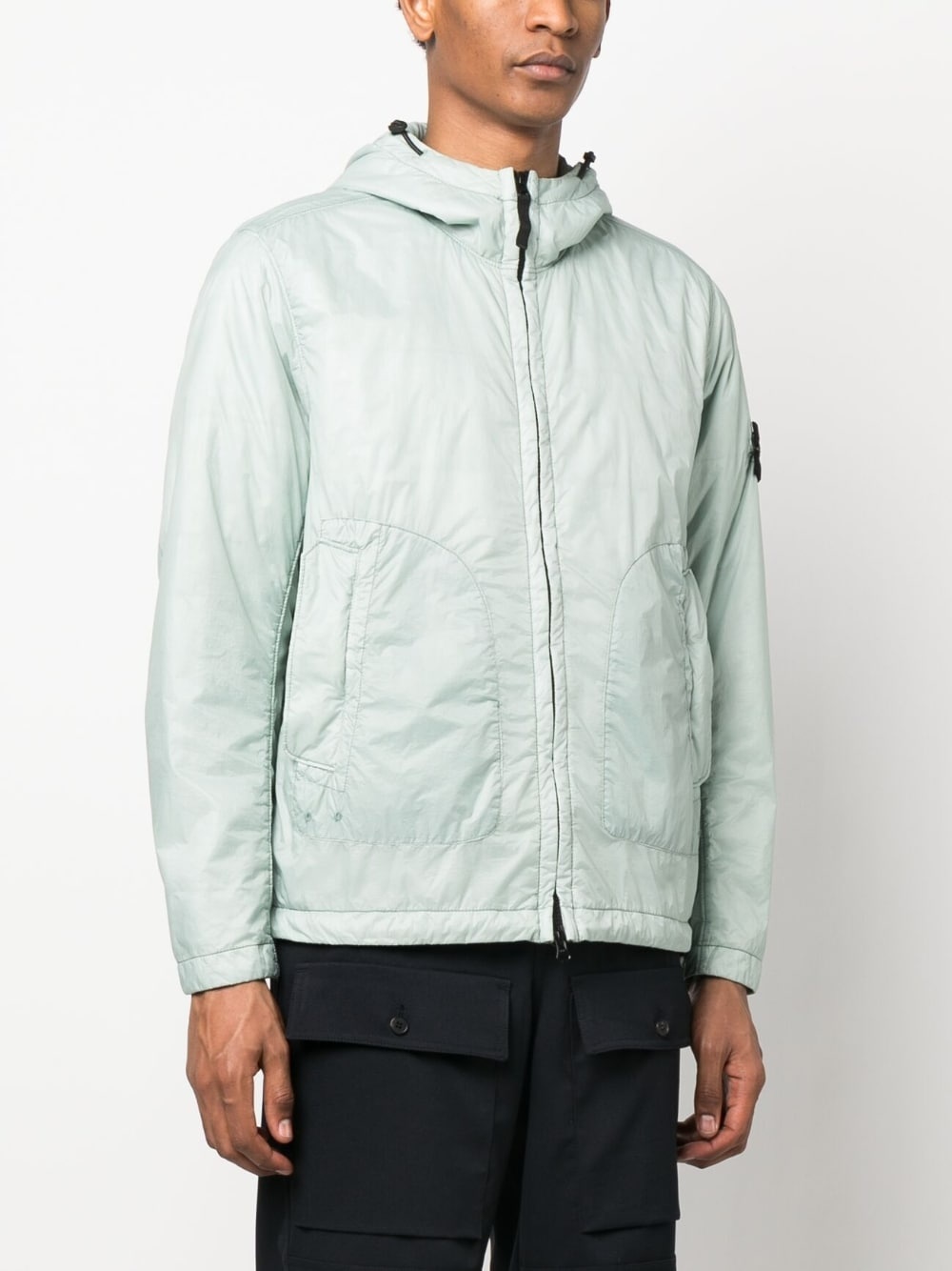 Compass-patch hooded jacket - 3