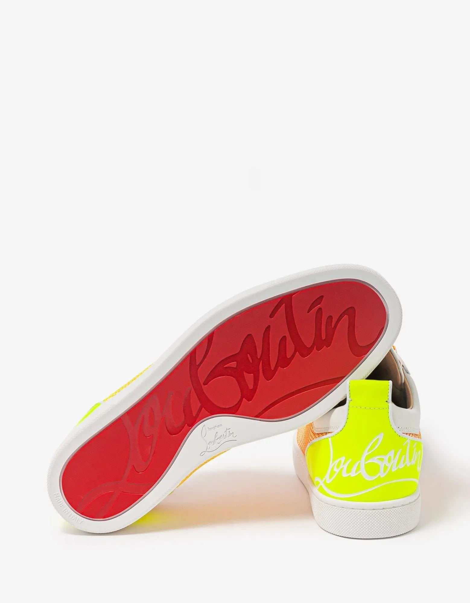 Christian Louboutin Fun Louis Junior Multicolour Panel Trainers - 4