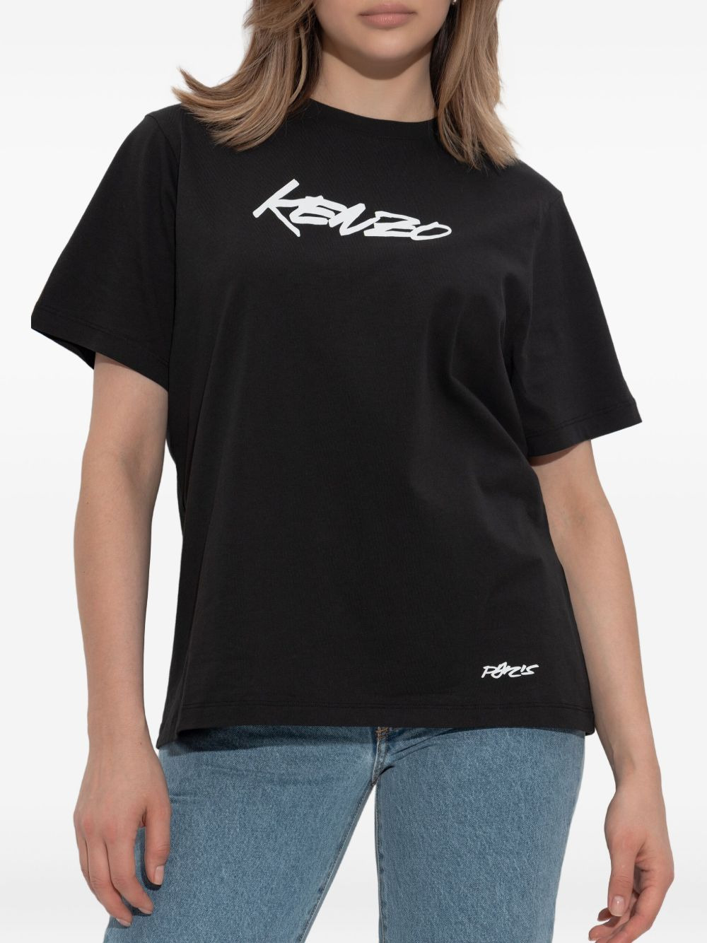 logo-print T-shirt - 3