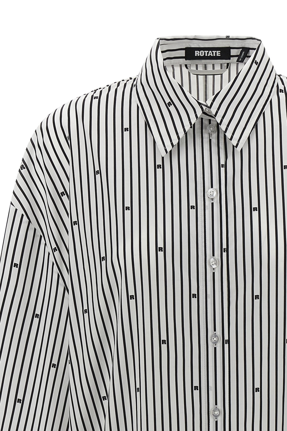 'Poplin Oversized Striped' shirt - 4