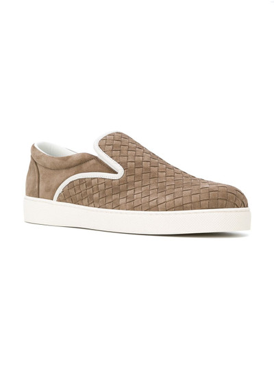 Bottega Veneta steel Intrecciato suede dodger sneaker outlook