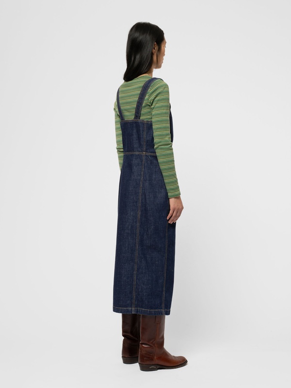 Mona Denim Dress 40s Redcast Dark Blue - 3