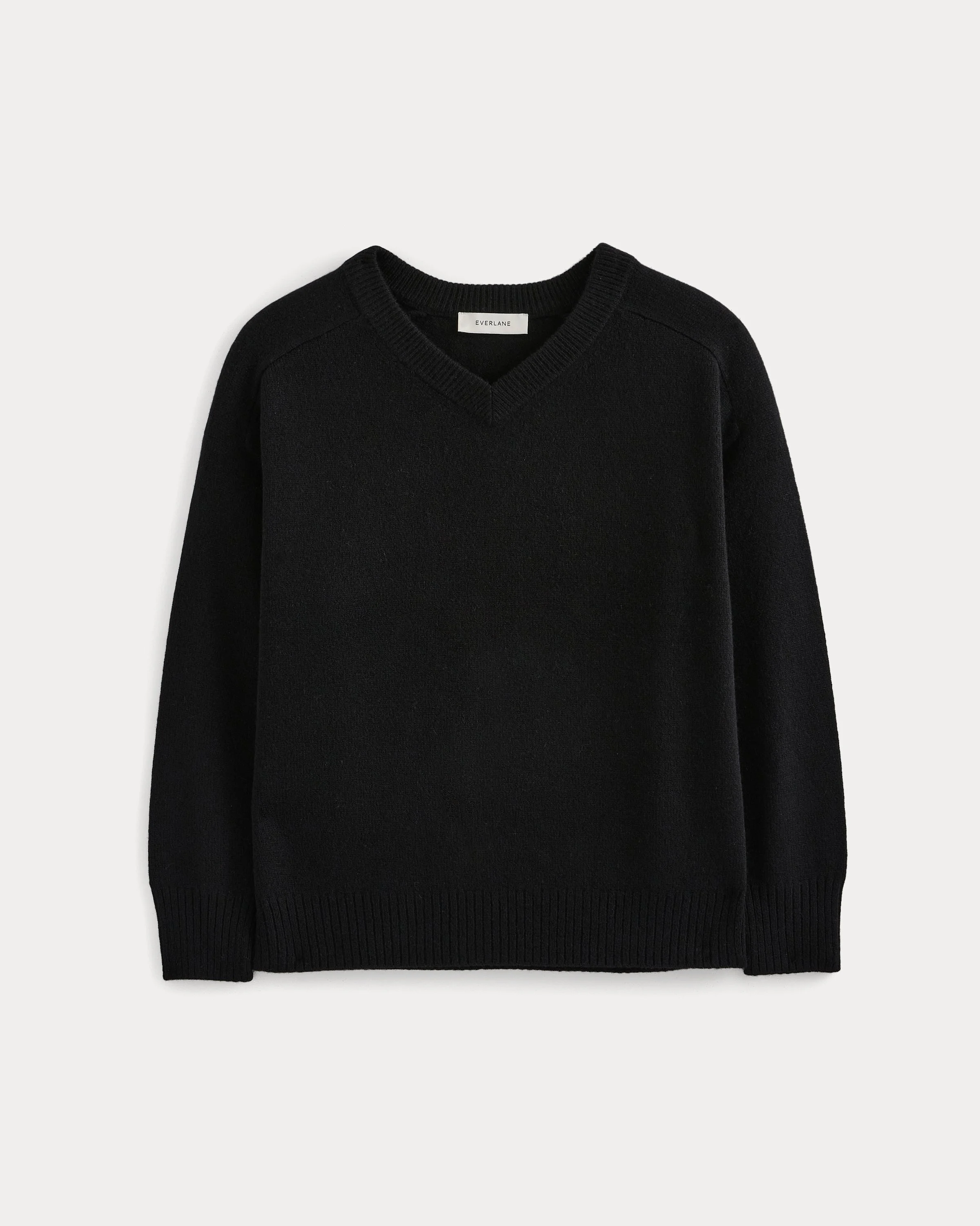 CASHMERE HIGH V BOYFRIEND SWEATER - 1