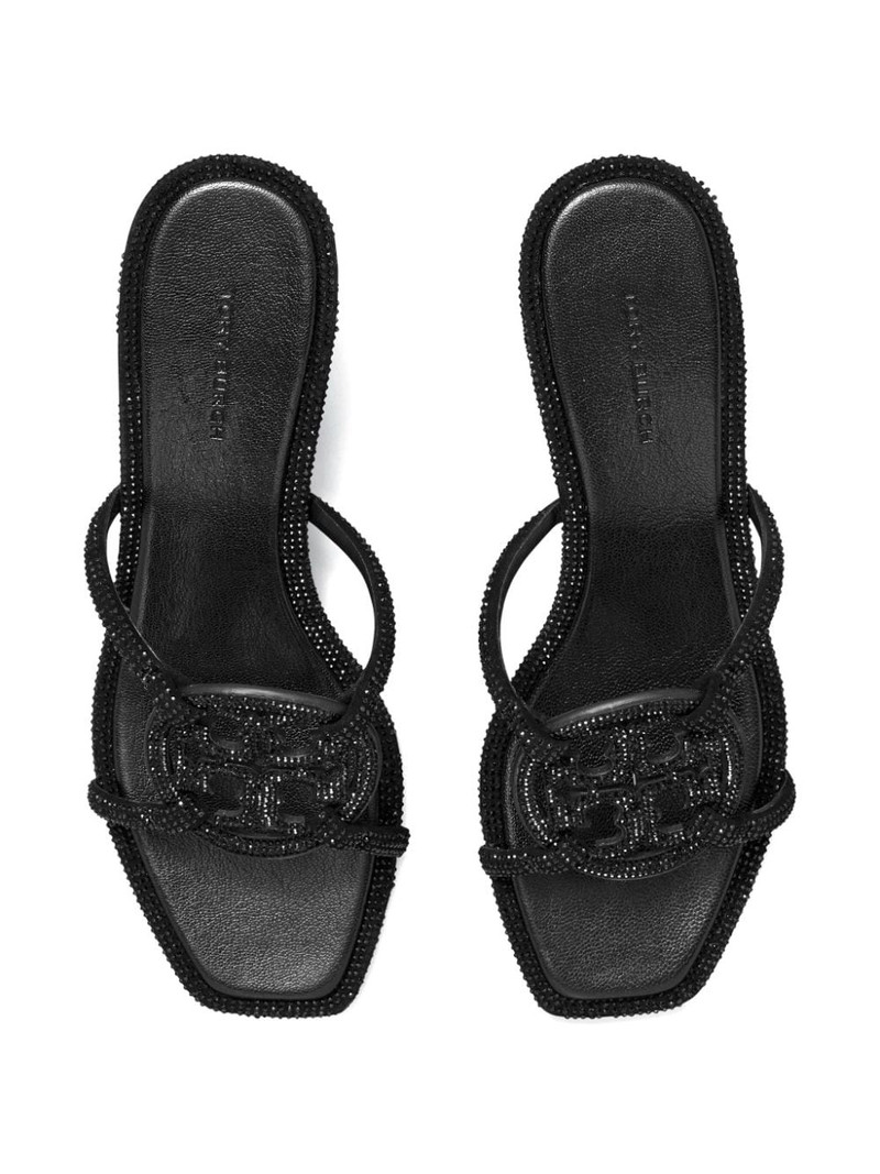 Miller 55mm crystal-embellished mules 4
