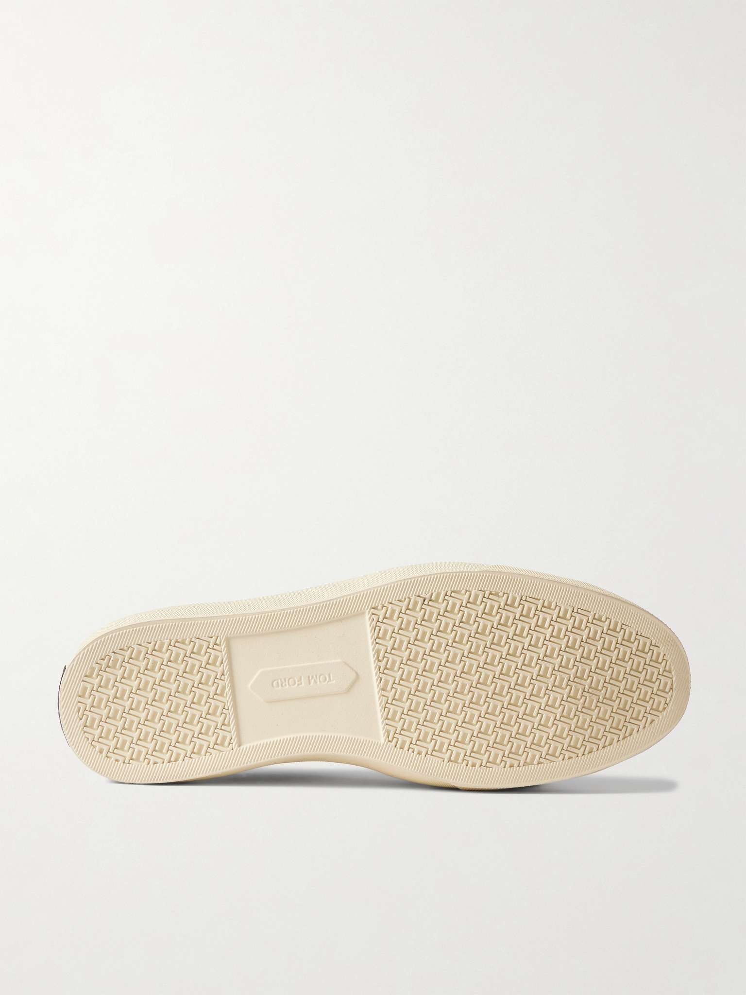 Cambridge Leather-Trimmed Suede Sneakers - 3