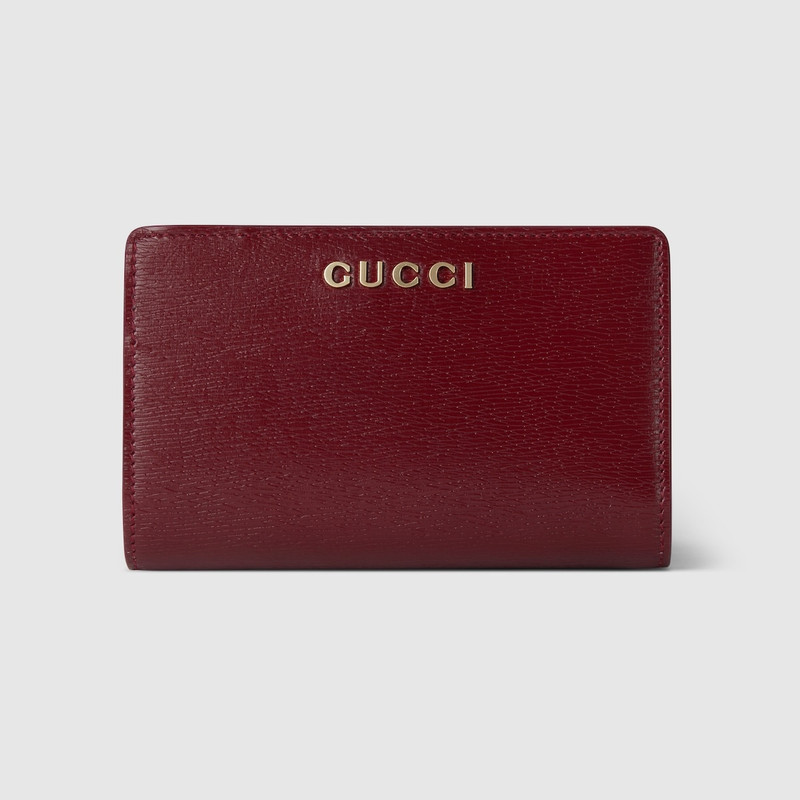 Zip around wallet with Gucci script 1